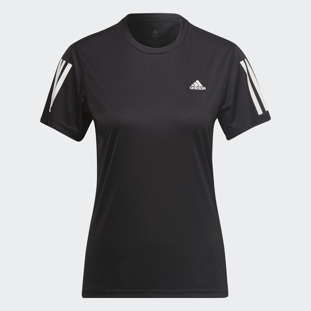 【ADIDAS】OWN THE RUN TEE 短袖上衣 女 黑色-IC5188 歷史價格詳細信息