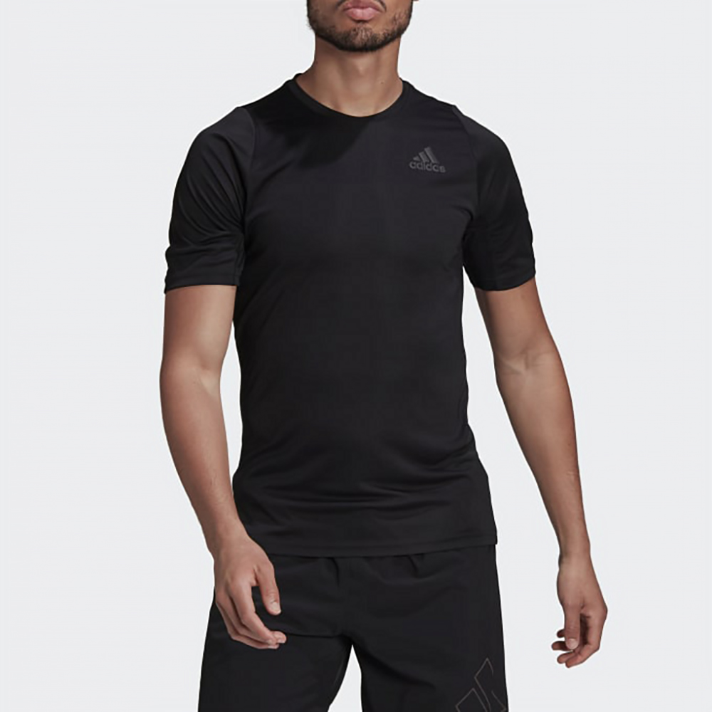 【adidas 愛迪達】運動上衣 男上衣 T恤 白 D4R TEE MEN(HC9826) 歷史價格詳細信息