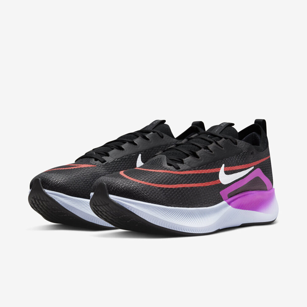 Nike Zoom Fly 4 男 黑桃紅 運動 包覆 襪套 緩震 訓練 慢跑鞋 CT2392-004 歷史價格詳細信息
