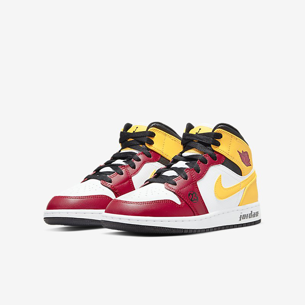 Nike 耐吉 童鞋 Jordan 1 Mid ALT 紅 黃 幼鞋 小童鞋 魔鬼氈 AJ1 DJ6250-067 歷史價格詳細信息