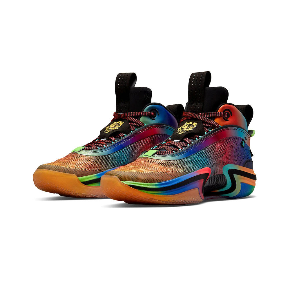 Nike 耐吉 籃球鞋 Air Jordan 38 XXXVIII PF Aqua 黑 藍 男鞋 AJ 喬丹 氣墊 DZ3355-001 歷史價格詳細信息