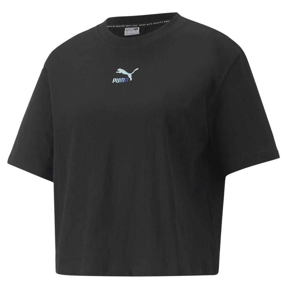 PUMA 女 圓領T 流行系列WAE短袖T恤 黑色 -53830801 歷史價格詳細信息