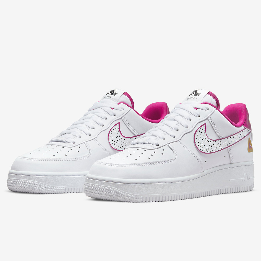 Nike Wmns Air Force 1 07 LX [DV3809-100] 女 休閒鞋 經典 AF1 火龍果 白粉 歷史價格詳細信息