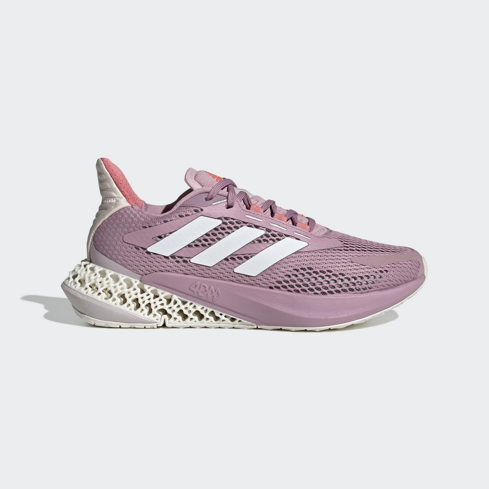 adidas 慢跑鞋 4DFWD Pulse 運動 女鞋 愛迪達 緩震 包覆 反光 路跑 健身 粉 白  Q46222 歷史價格詳細信息