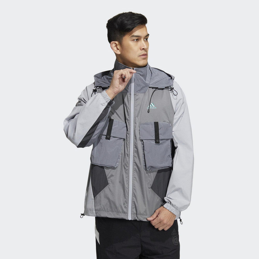 【adidas 愛迪達】ST KN SPCR JKT 休閒外套 男 黑(H39239) 歷史價格詳細信息