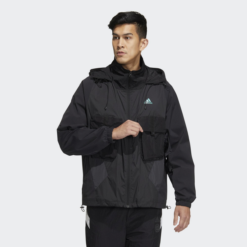 【adidas 愛迪達】ST KN SPCR JKT 休閒外套 男 黑(H39239) 歷史價格詳細信息