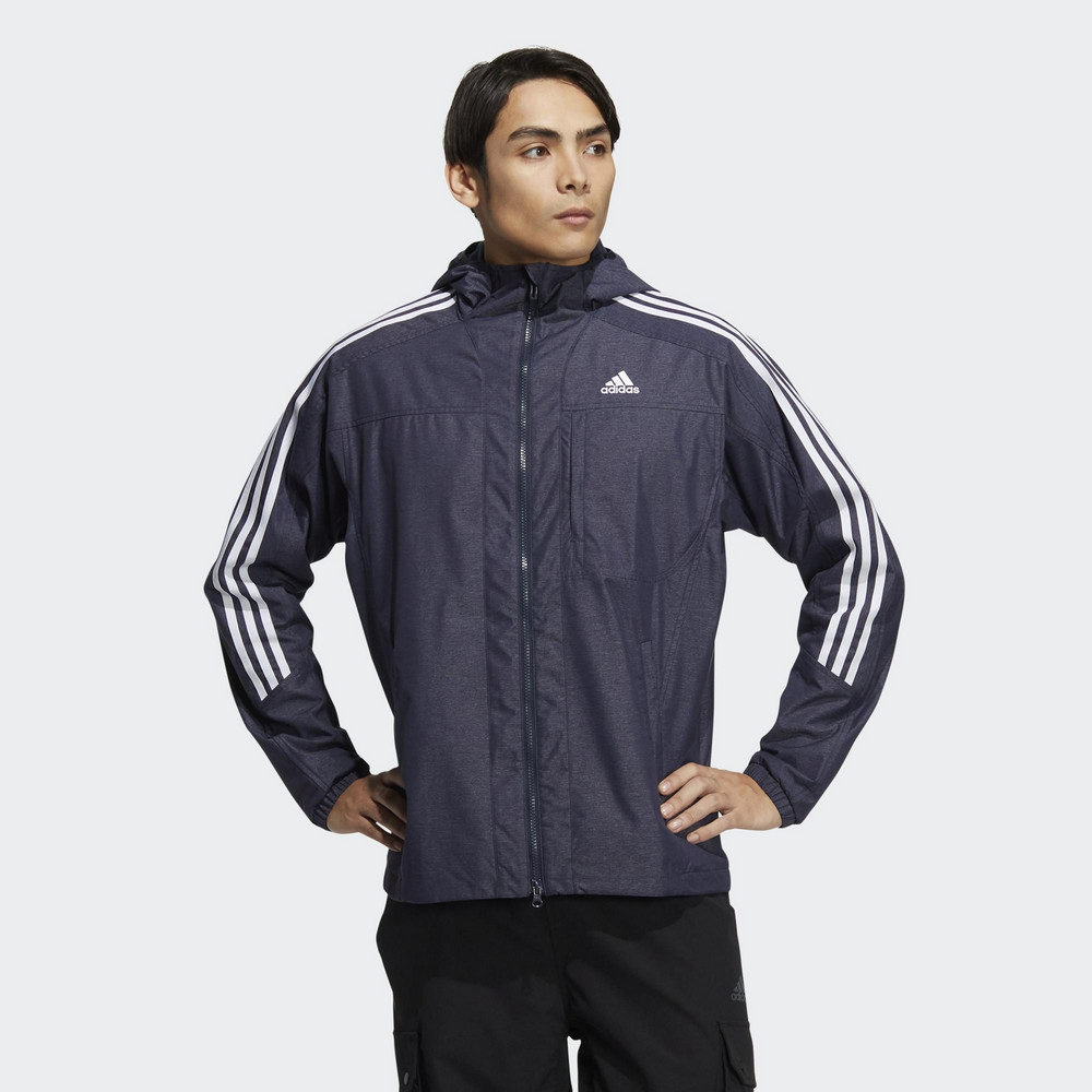 【adidas 愛迪達】外套 Woven Jacket 男款 藍紫 內刷毛 保暖 防風 連帽外套 愛迪達(IA6964) 歷史價格詳細信息