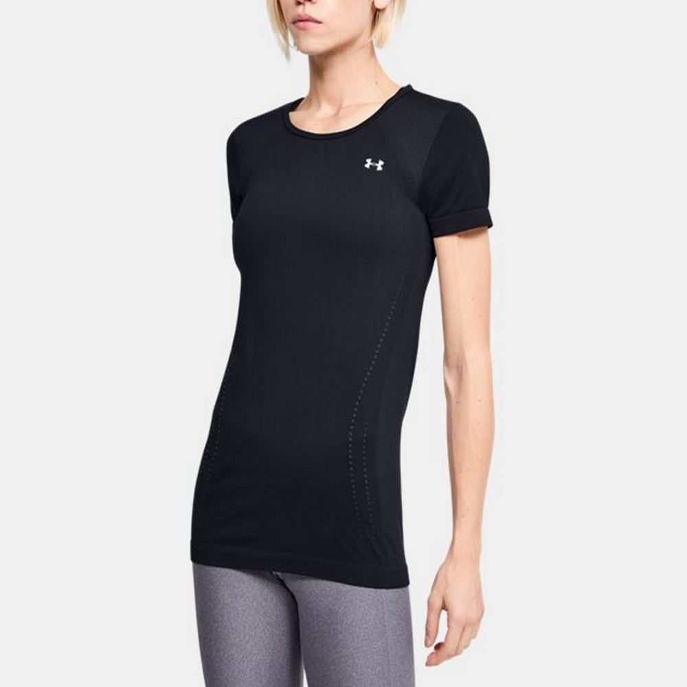 Under Armour 短袖上衣 Seamless Grid 男 1376921-433 水藍 歷史價格詳細信息