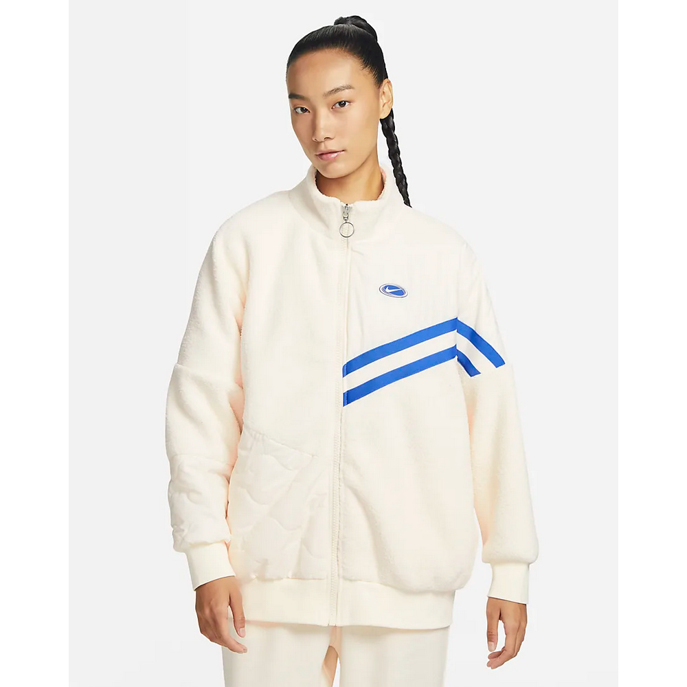 Nike 耐吉 外套 NSW Sherpa Jacket 男款 棕 綠 雙向拉鍊 寬版 搖粒絨 立領 拼布 FV4022-237 歷史價格詳細信息