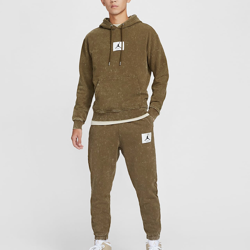 Nike As M J Ess Stmt Wash Flc Po 男款 卡其色 帽T 運動 長袖 FB7291-231 歷史價格詳細信息