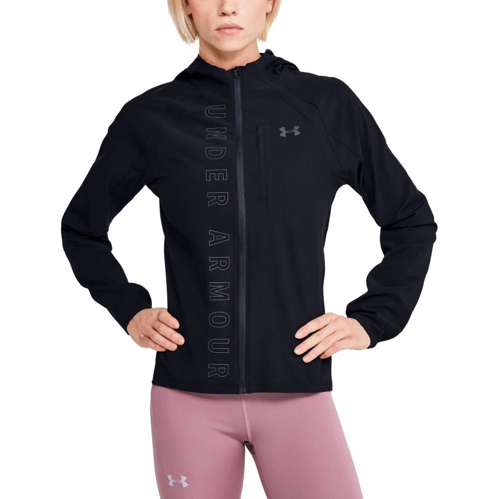 Under Armour 連帽外套 OutRun the STORM 女 1361384-592 淡綠 歷史價格詳細信息