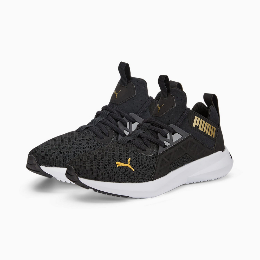 Puma 慢跑鞋 Softride Enzo NXT Wns 黑 金 白 女鞋 運動鞋 【ACS】 19523511 歷史價格詳細信息