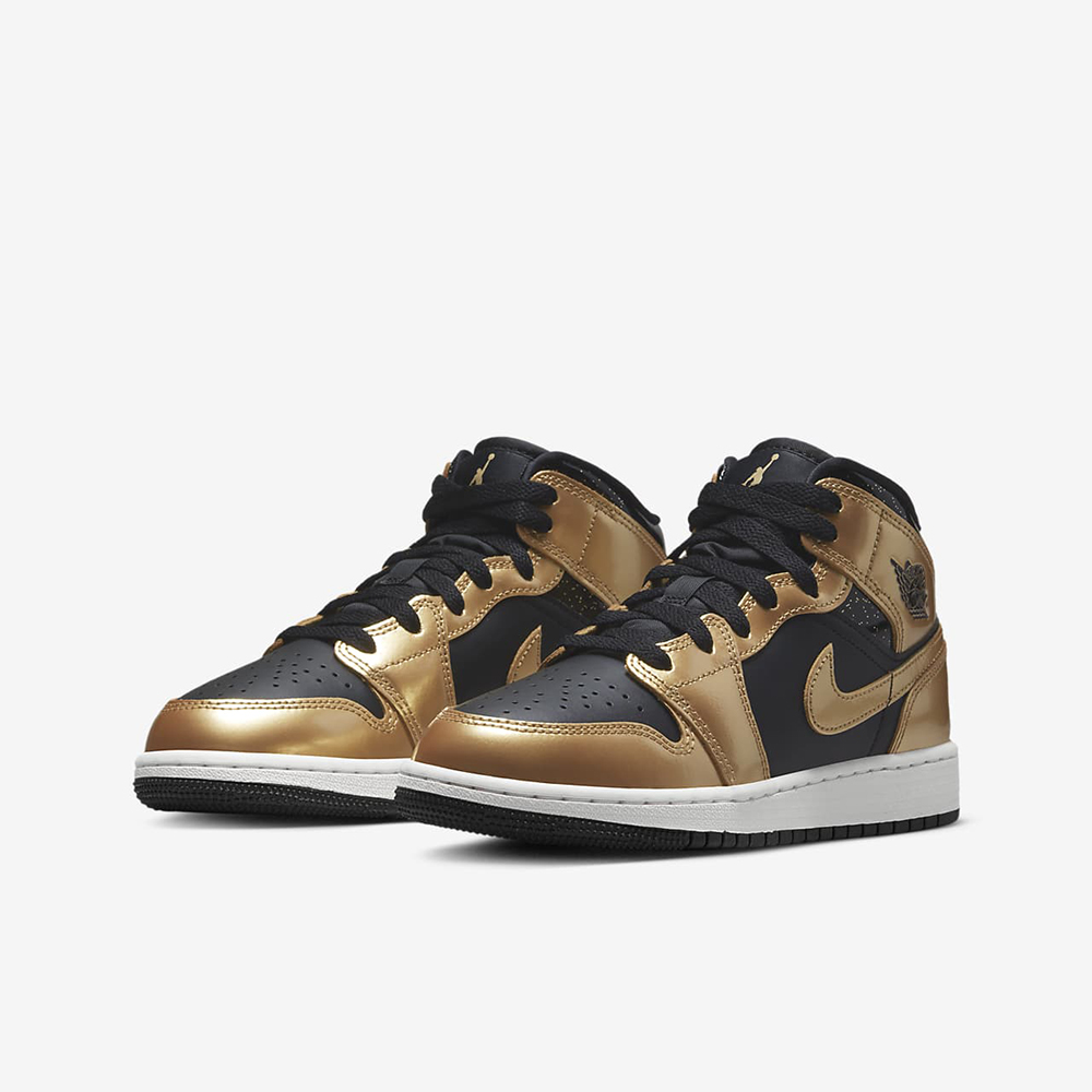Nike 耐吉 Air Jordan 1 Mid SE GS 大童 女鞋 米白 灰 絨布 Velvet Toe FB9899-100 歷史價格詳細信息