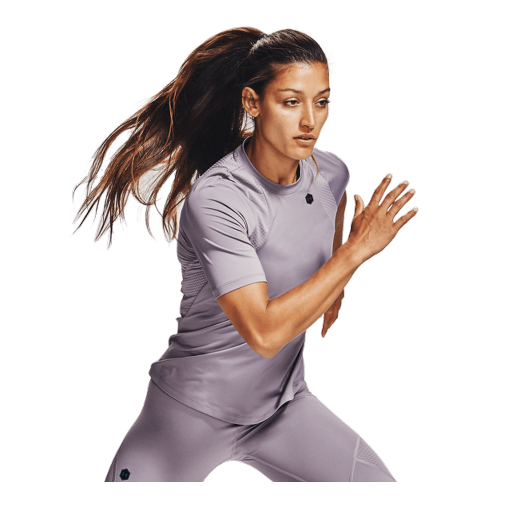 Under Armour 短袖上衣 Rush Emboss 男 1376790-465 灰 歷史價格詳細信息