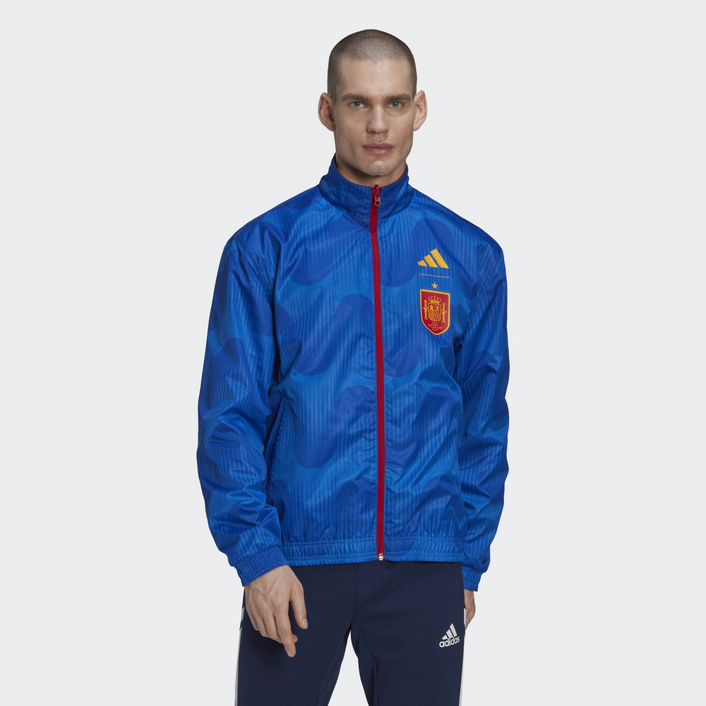 ADIDAS 休閒外套 西班牙 世足 FEF WC ANTHM 男 HE8920 藍色 歷史價格詳細信息