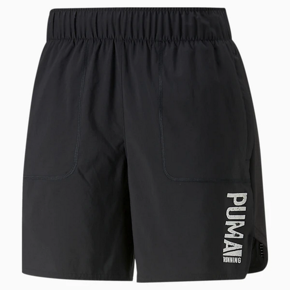PUMA 短褲 慢跑系列PLCD圖樣 7吋 短風褲 男 52241651 黑色 歷史價格詳細信息