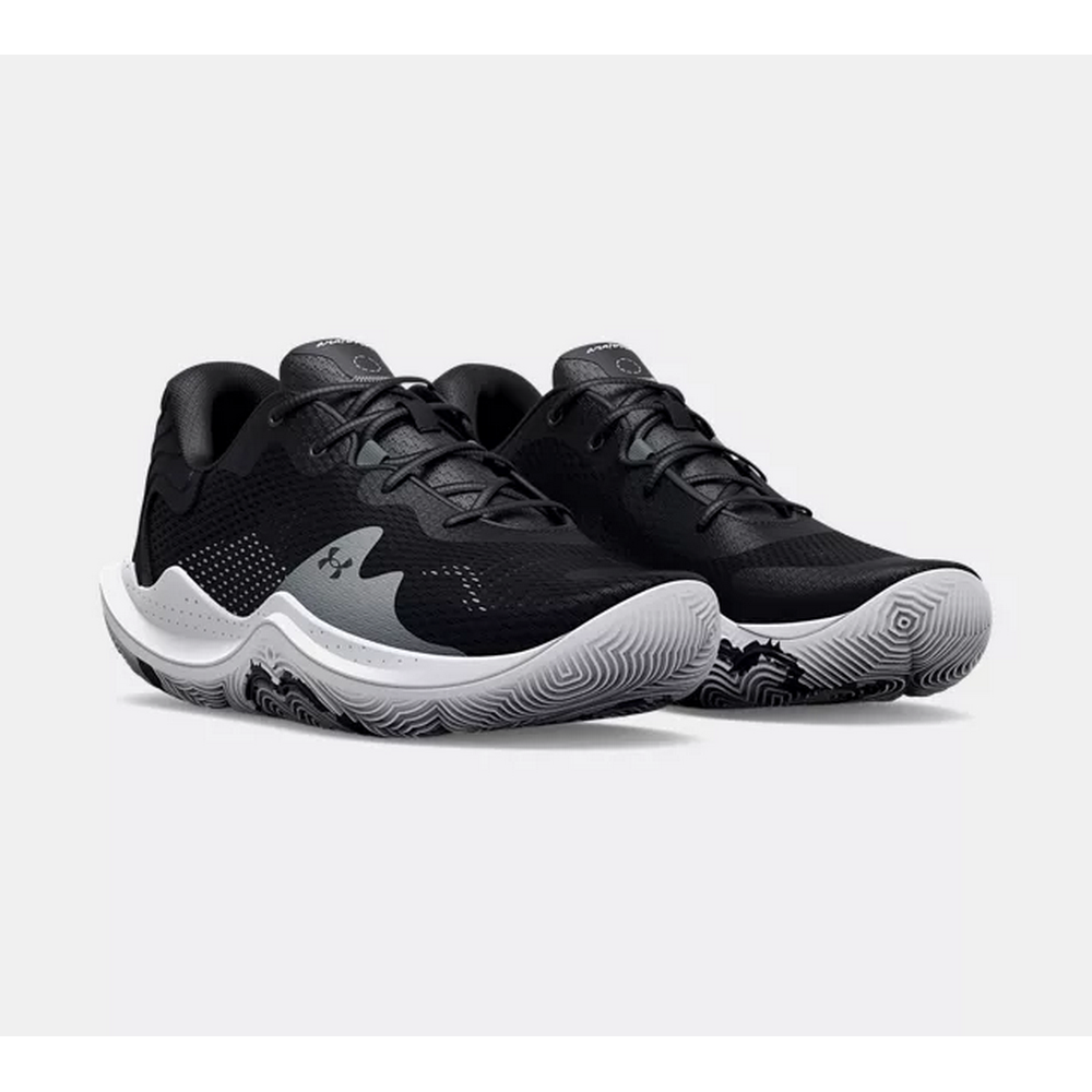 Under Armour 籃球鞋 Spawn 3 黑 桃紅 藍 低筒 男鞋 UA 【ACS】 3024777001 歷史價格詳細信息
