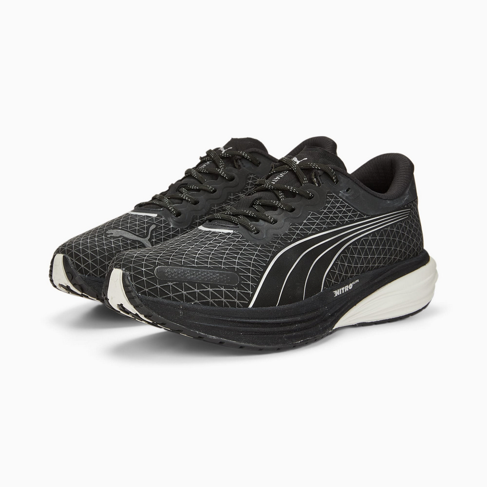 Puma Deviate Nitro 2 男 黑 運動 慢跑 訓練 回彈 休閒 慢跑鞋 37680713 歷史價格詳細信息