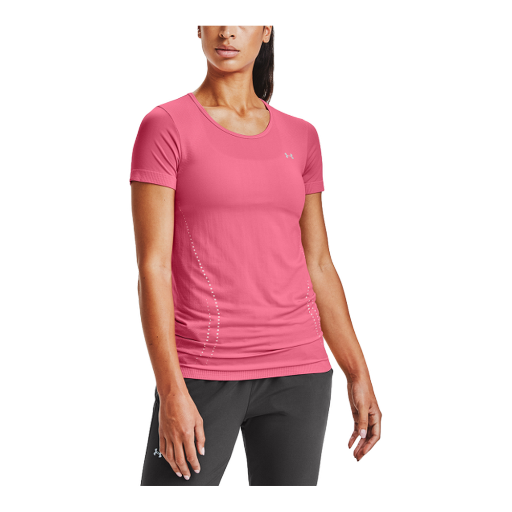 Under Armour 短袖上衣 Seamless Grid 男 1376921-433 水藍 歷史價格詳細信息