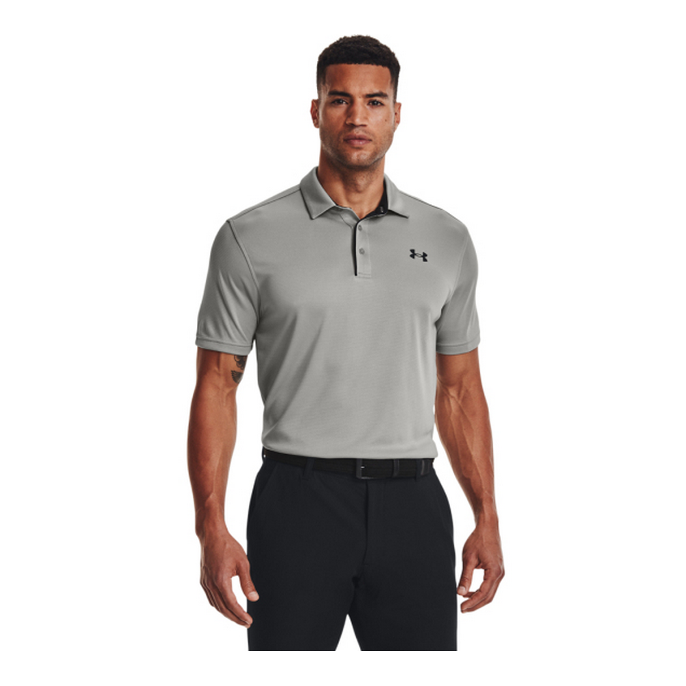 Under Armour 短袖POLO 男 Tech 短POLO 男 1290140-558 灰 歷史價格詳細信息