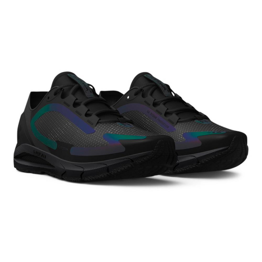 Under Armour 慢跑鞋 HOVR Sonic 5 Storm 男鞋 黑 防潑水 路跑 運動鞋 UA 3025448001 歷史價格詳細信息