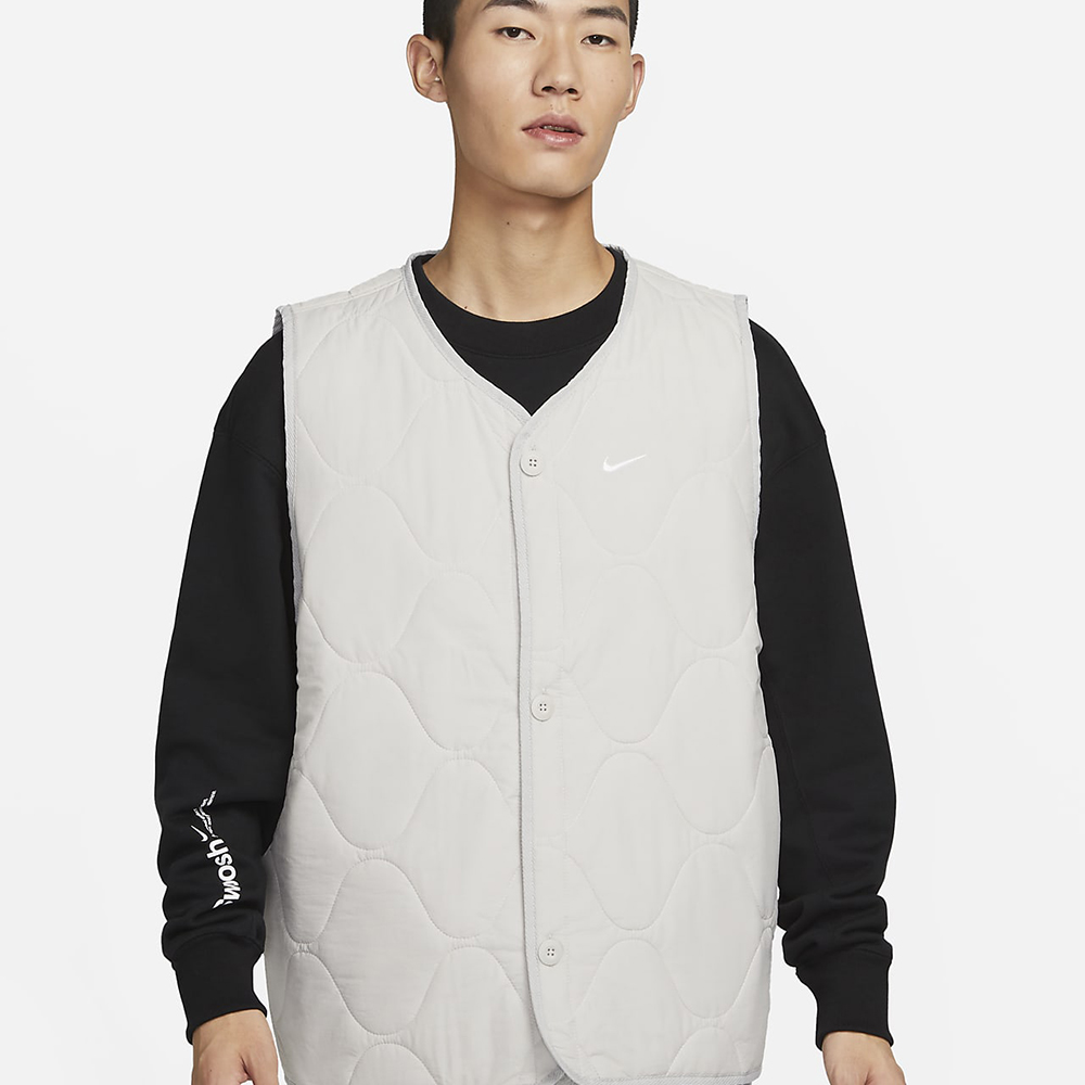 【NIKE】AS M NL WVN INSLTD MILITARY VE 鋪棉背心 男 灰白色-DX0891012 歷史價格詳細信息