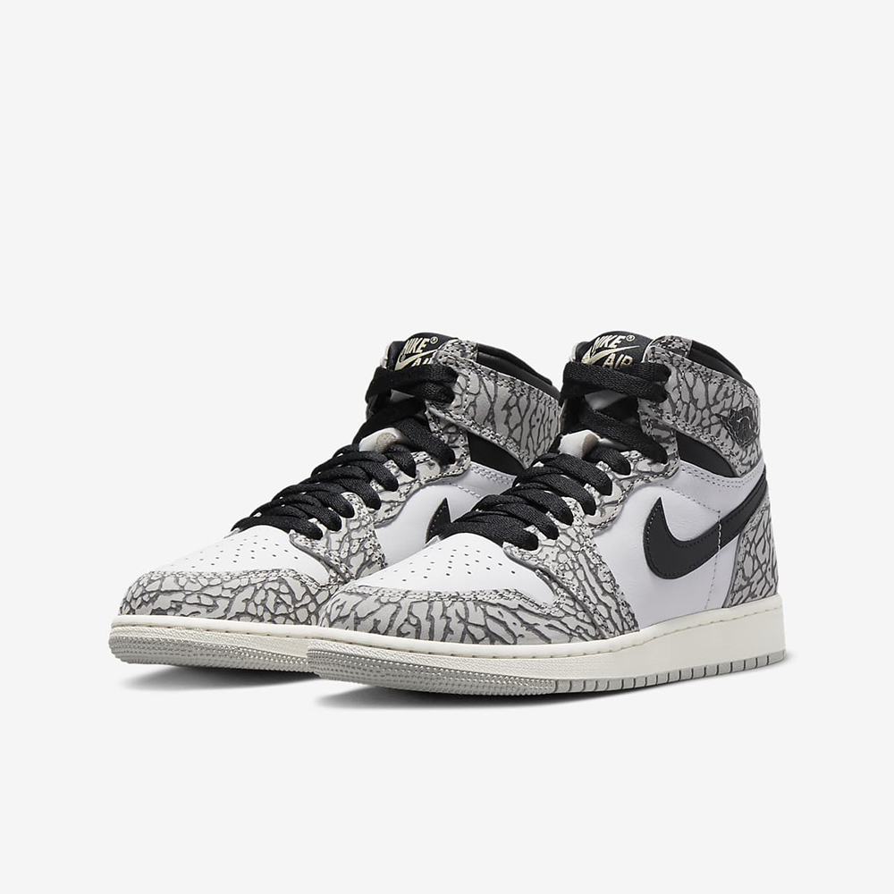 Nike 耐吉 童鞋 Jordan 1 Retro High OG PS 中童 黑 灰 Twist 2.0 絨毛 FB1312-001 歷史價格詳細信息