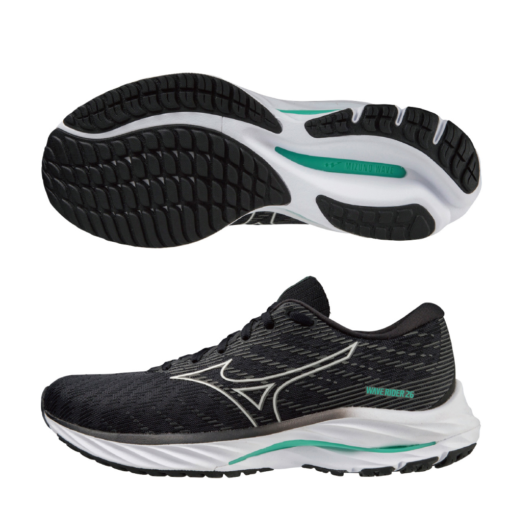 【美津濃 MIZUNO】RIDER 女 慢跑鞋 黑-J1GD220622 歷史價格詳細信息