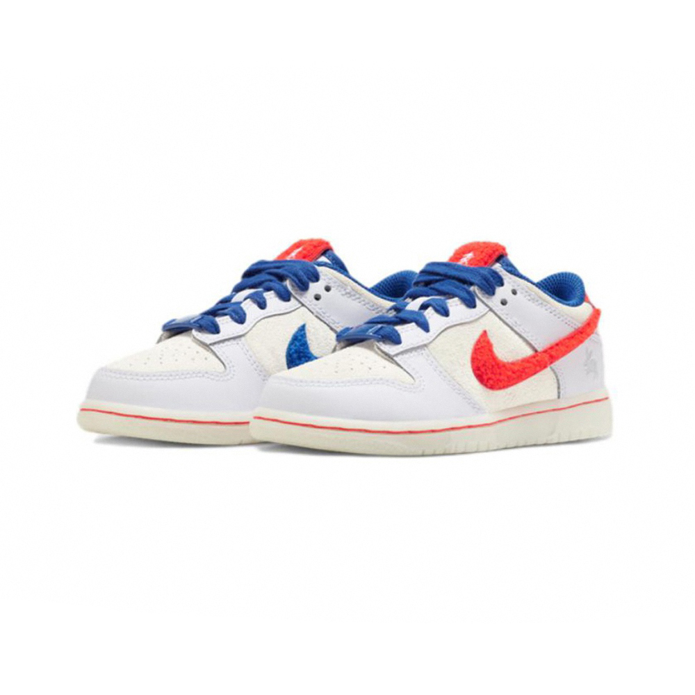 Nike 耐吉 休閒鞋 Dunk Low PS 中童 米白 藍 經典 小朋友 復古 FB9108-109 歷史價格詳細信息