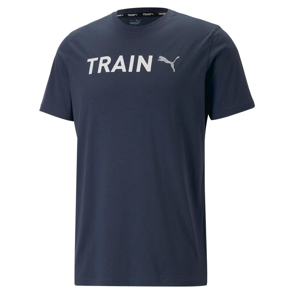 【PUMA】短袖 上衣 T恤 運動 訓練 休閒 男 慢跑系列Fav麻花 黑色 歐規(52315101) 歷史價格詳細信息