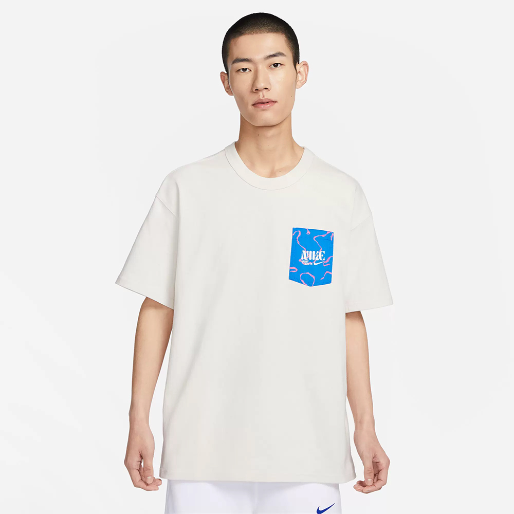 Nike 耐吉 短袖 NSW 男款 白 紅 純棉 寬鬆 落肩 大LOGO 棉T 短T FD1287-100 歷史價格詳細信息