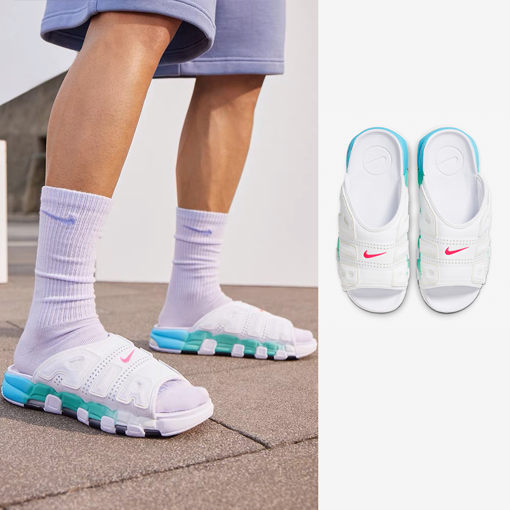 Nike Air More Uptempo Slide 黑白大AIR 拖鞋 FD5983-001 歷史價格詳細信息