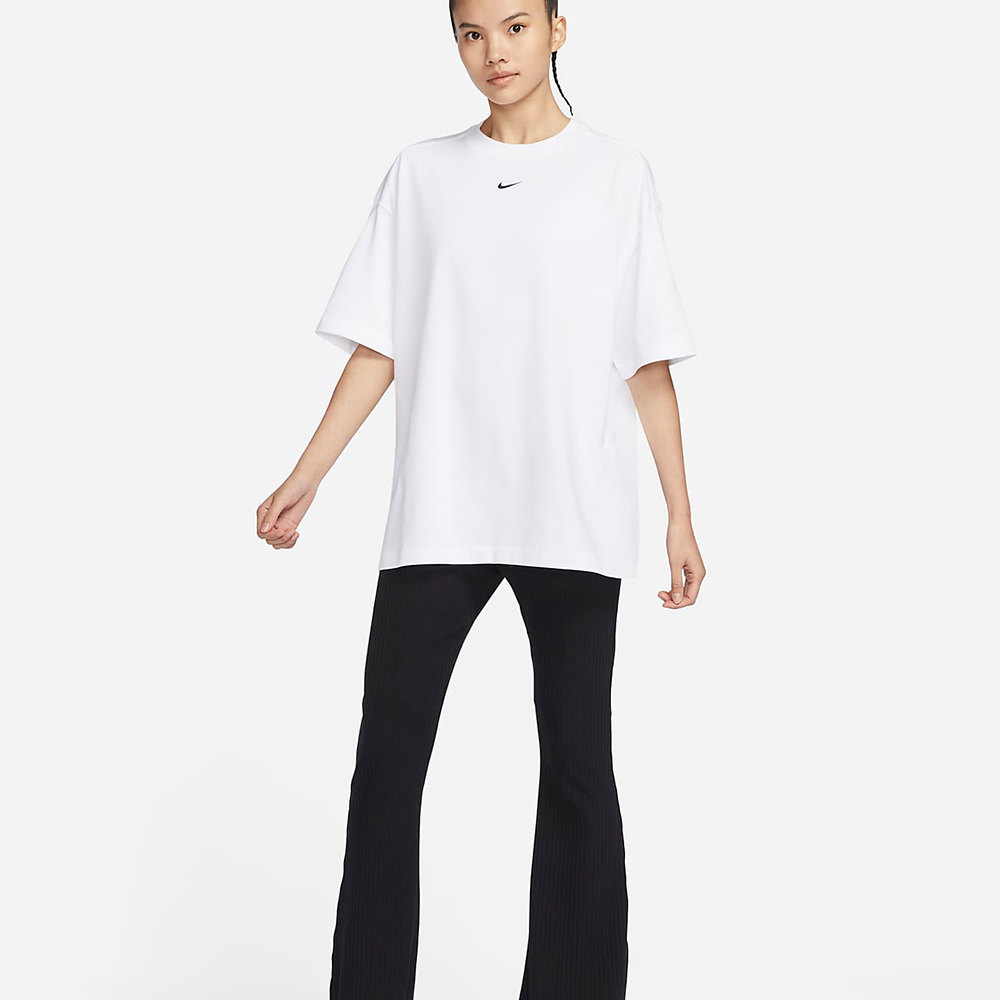 Nike 耐吉 短袖 NSW 女款 白 藍 寬鬆 雲朵 小花 勾勾 棉T 短T FD2550-100 歷史價格詳細信息