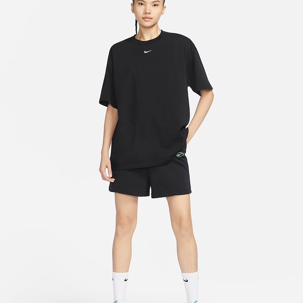 Nike 耐吉 短袖 NSW Tee 女款 粉 寬版 棉T 羅紋 短T 塗鴉 FJ7714-690 歷史價格詳細信息