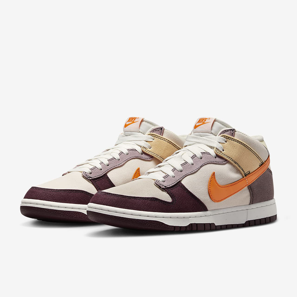 Nike 耐吉 休閒鞋 Dunk Mid 男鞋 米白 奶油 中筒 帆布 皮革 DZ2533-100 歷史價格詳細信息