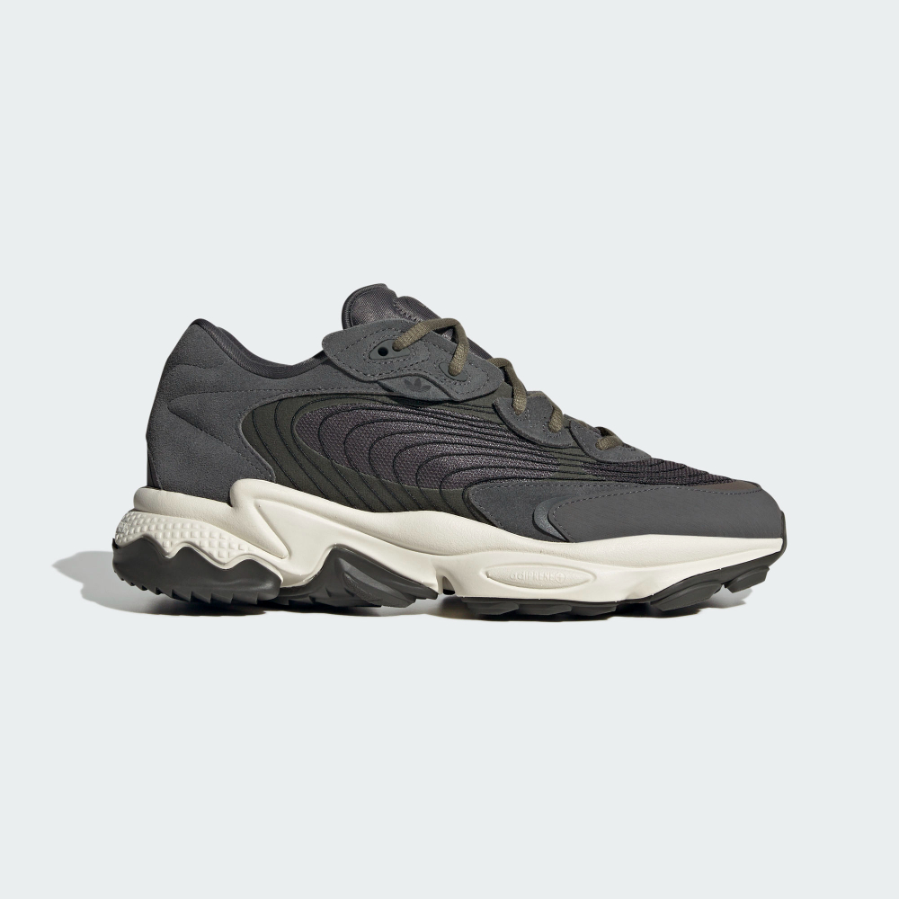 adidas 愛迪達 休閒鞋 Ozweego Meta 男鞋 灰 米白 異材質拼接 透氣 緩震 反光 HP7833 歷史價格詳細信息