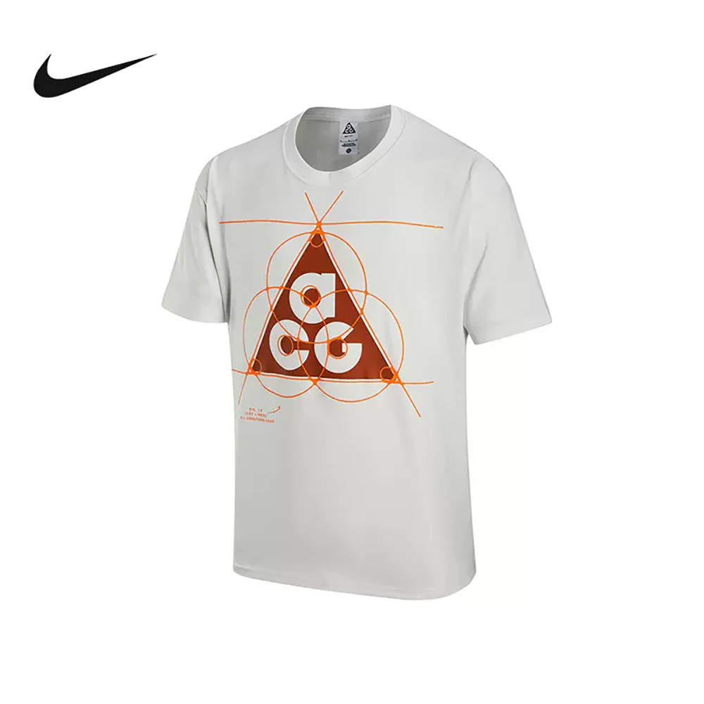 Nike 短袖 ACG Tee 男款 短T 橘 條紋 寬鬆 圓領 上衣 復古 刺繡 FB8130-246 歷史價格詳細信息