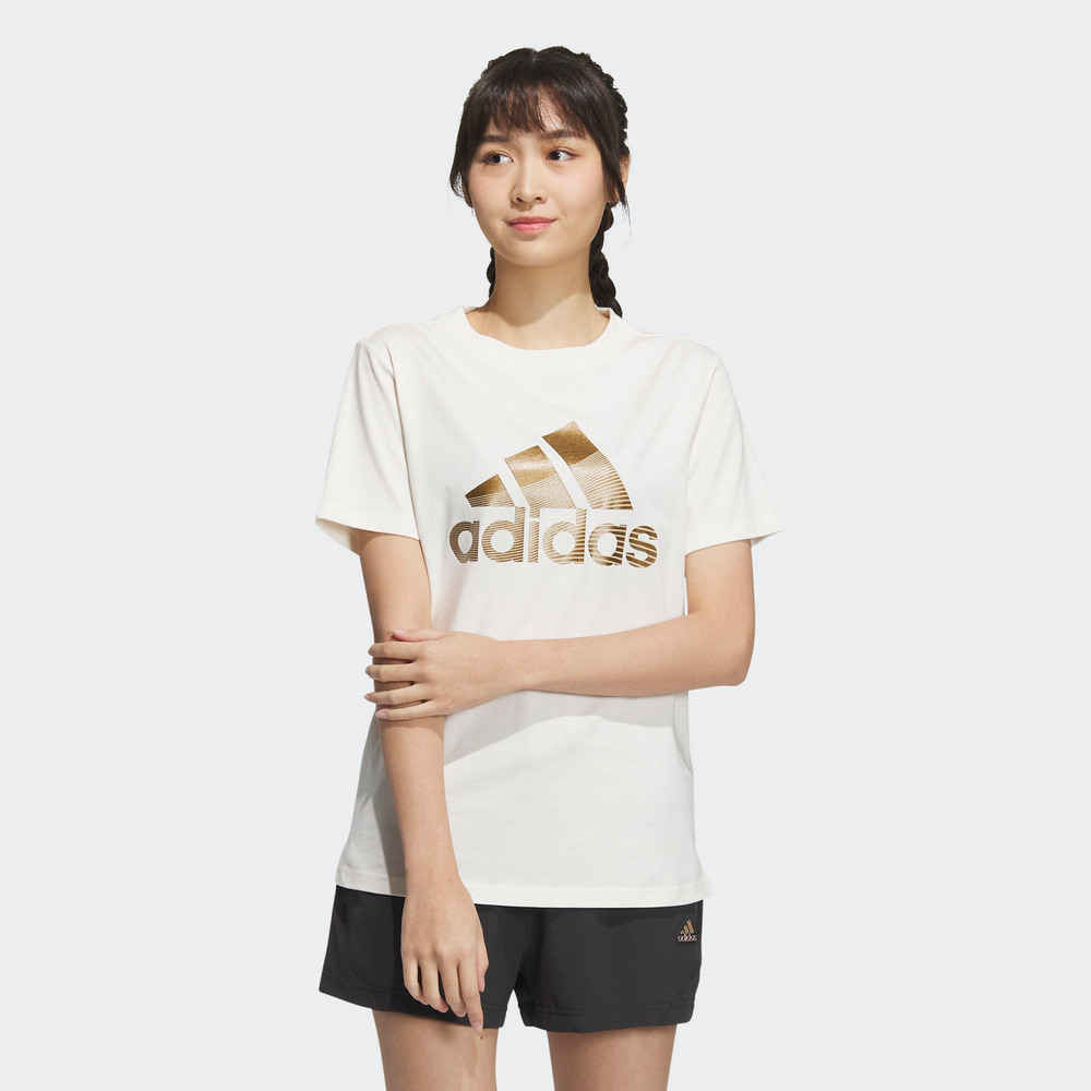 【ADIDAS】FOT GFX TEE 短袖上衣 女 白色-HY2846 歷史價格詳細信息