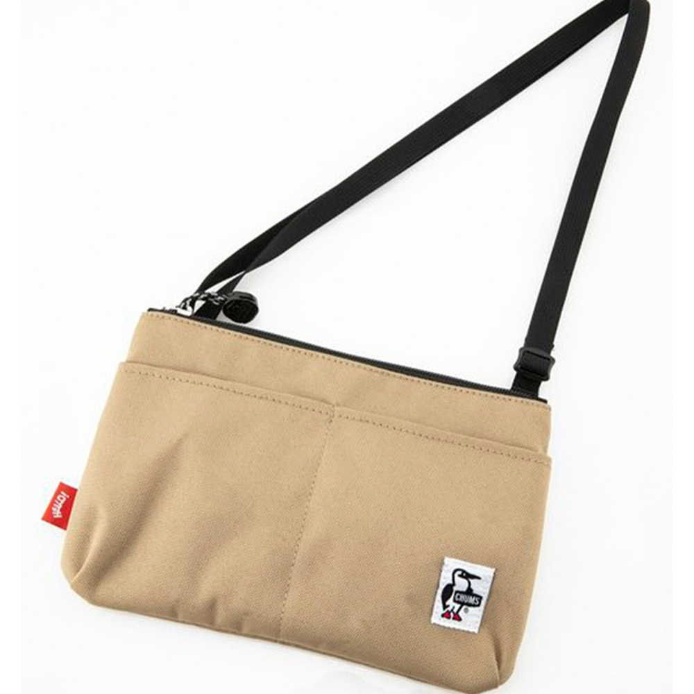 【CHUMS】Eco Sacoche 肩背包 沙色 男包 女包 側背包-CH603024B003 歷史價格詳細信息