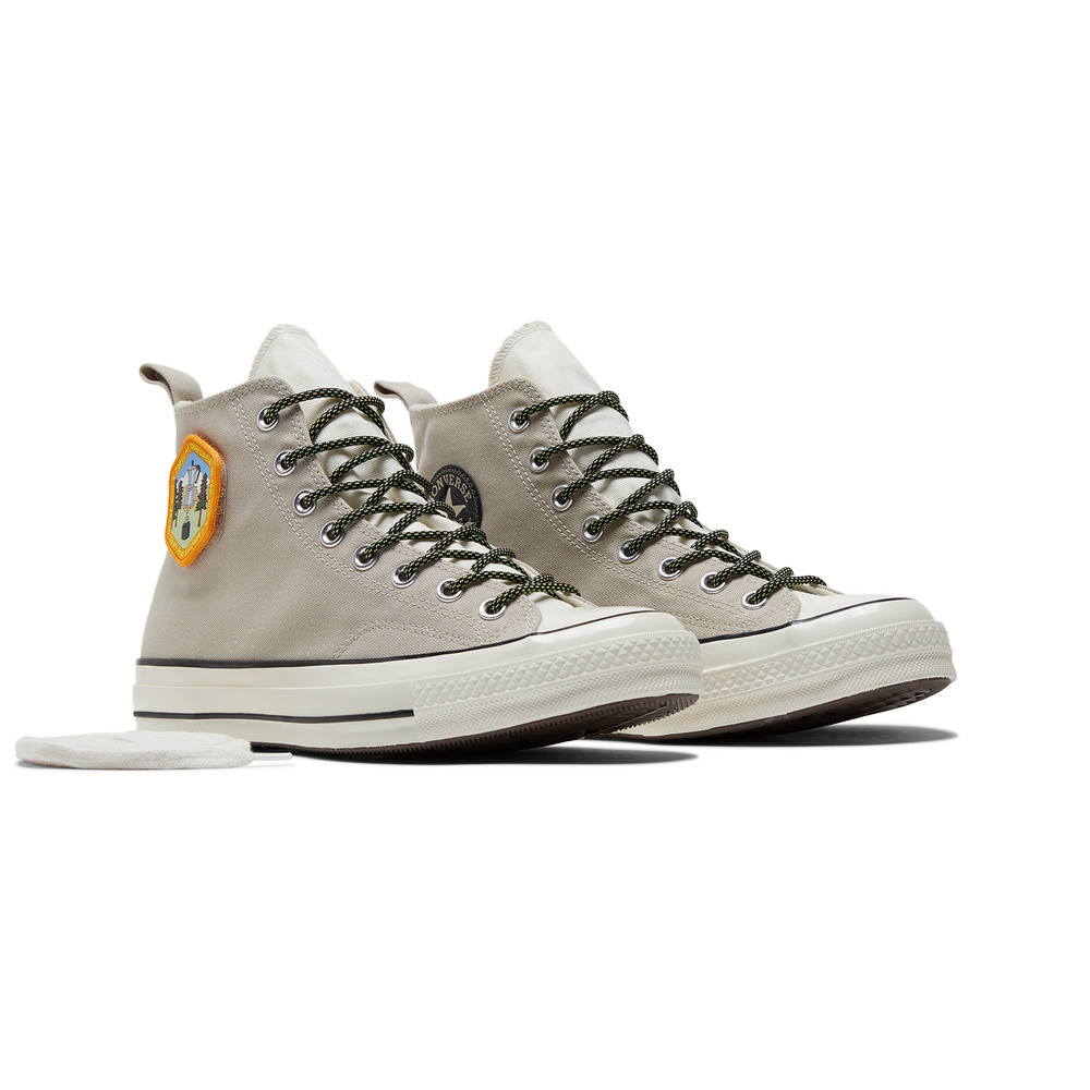 Converse Chuck 70 HI 卡其 米白 山核桃條紋 男女鞋 帆布鞋 1970 零碼福利品 【ACS】 歷史價格詳細信息