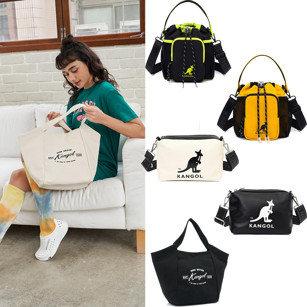 【KANGOL】帆布托特包 黑-6325170320 歷史價格詳細信息