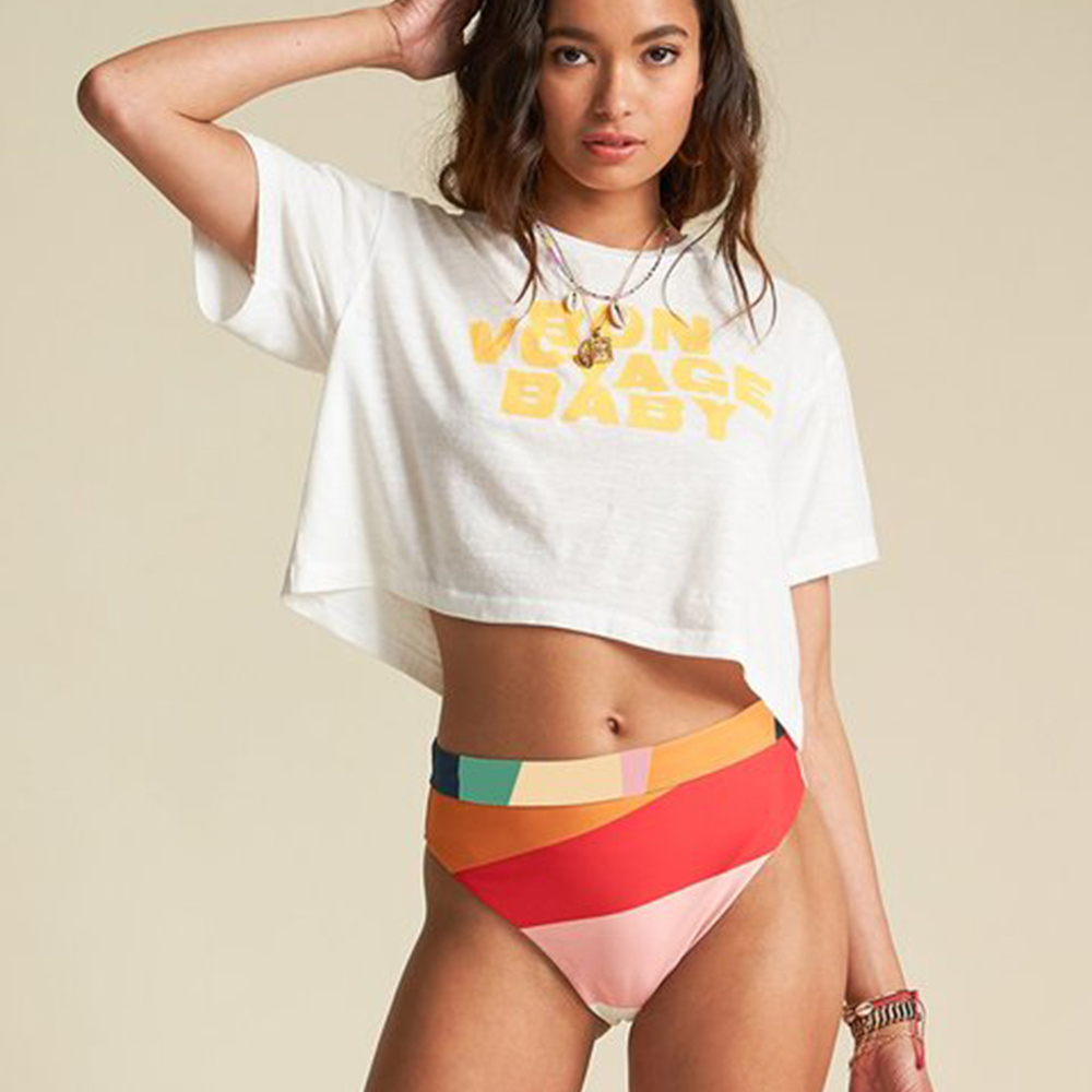 BILLABONG WORN AWAY 女 短袖T恤 6507012MCWP 白 歷史價格詳細信息