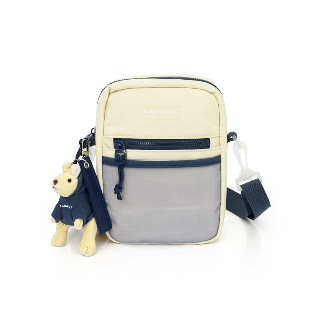 KANGOL 側背包 霧藍 尼龍 防潑水 郵差包 包包 6325171081 歷史價格詳細信息
