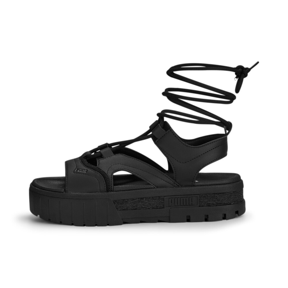 Puma 拖鞋 Mayze Stack Injex Wns 女鞋 白 米白 厚底 增高 舒適 38945405 歷史價格詳細信息