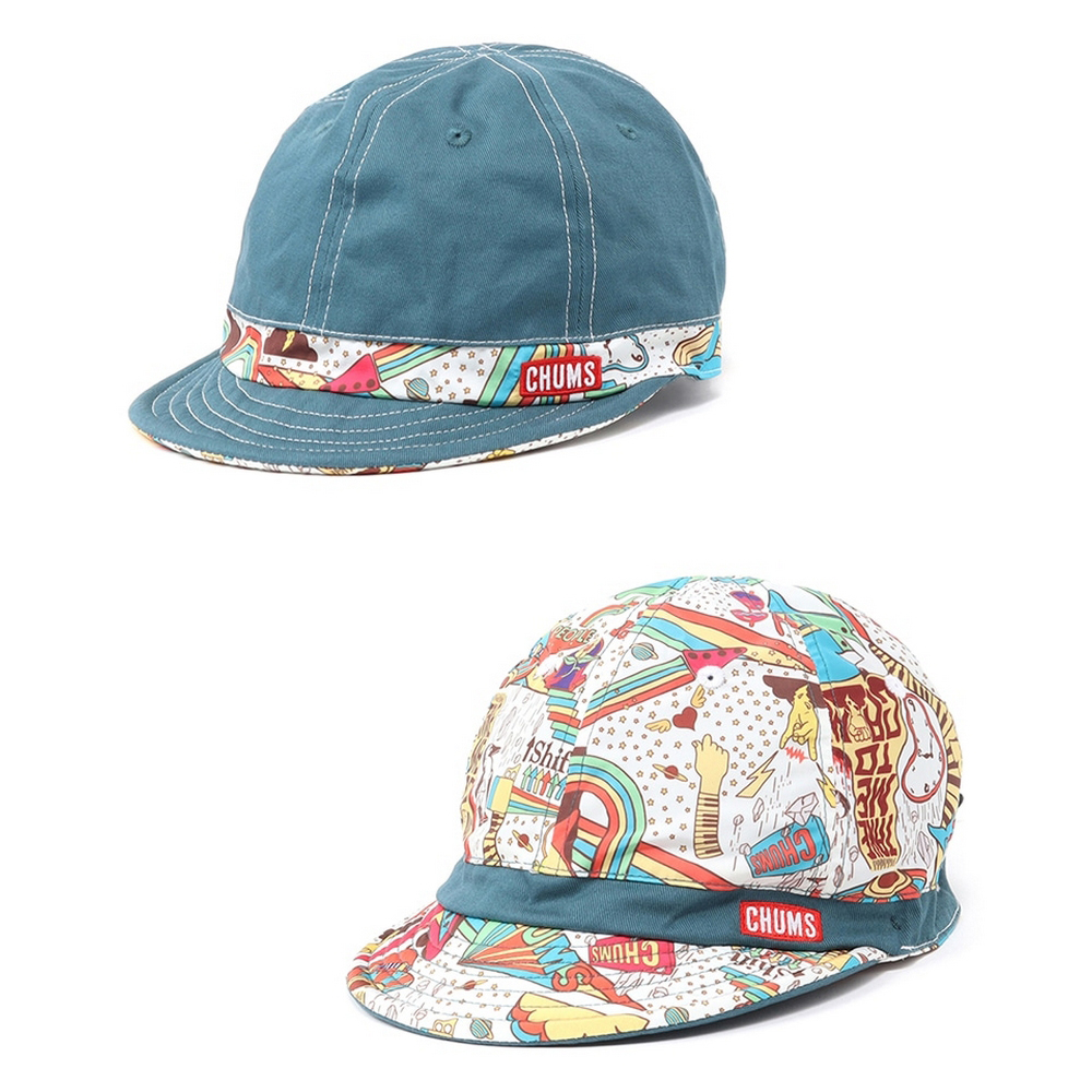 【CHUMS】Reversible Print Cap雙面風格帽 Happy Rainbow 歷史價格詳細信息