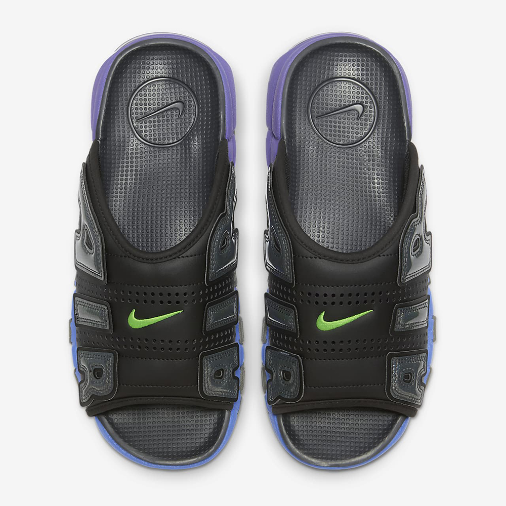 Nike Air More Uptempo Slide 黑白大AIR 拖鞋 FD5983-001 歷史價格詳細信息