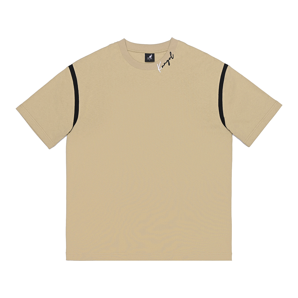 【KANGOL】男女 微落肩口袋棉T 中藍-6325101482 歷史價格詳細信息