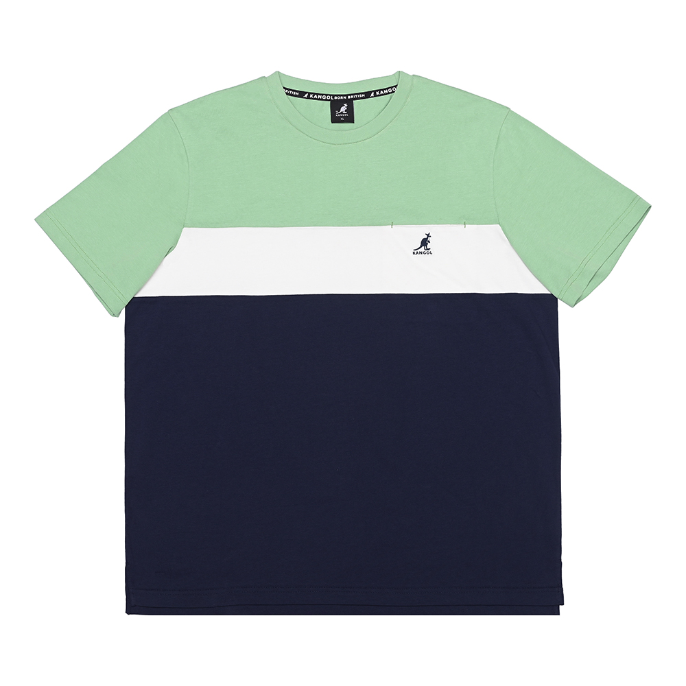 【KANGOL】拼接卡夾包 深藍-6325170780 歷史價格詳細信息