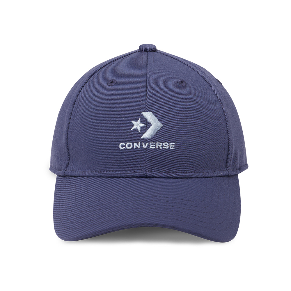 【CONVERSE】LOCKUP SC BASEBALL CAP 休閒帽 棒球帽 男帽 女帽 藍色_10022131-A27 歷史價格詳細信息
