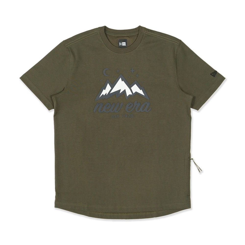 【NEW ERA】男女 短袖Tee MOUNTAIN LOGO NEW ERA 卡其 歷史價格詳細信息